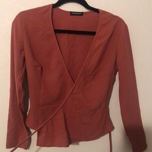 American Apparel wrap top